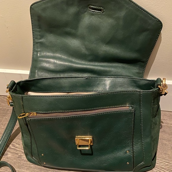 Tory Burch 797 Suede Medium Satchel - Picture 6 of 7